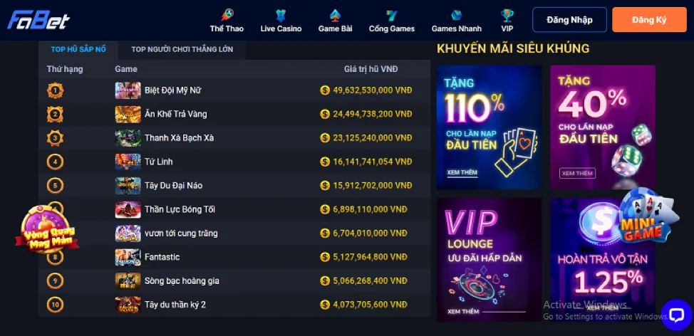 Nạp tiền vào tài khoản King79